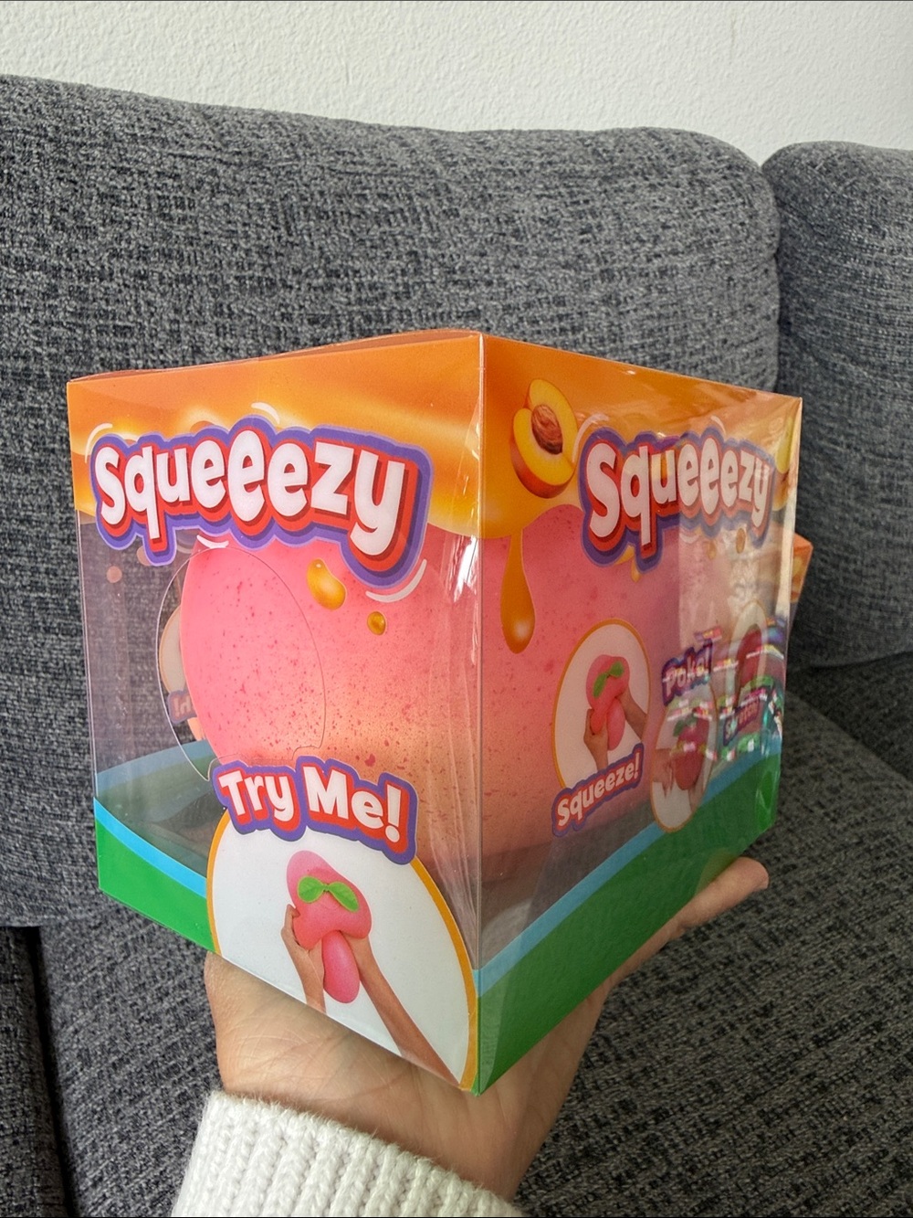 BNIB Sunny Days Squeeezy Jumbo Peach